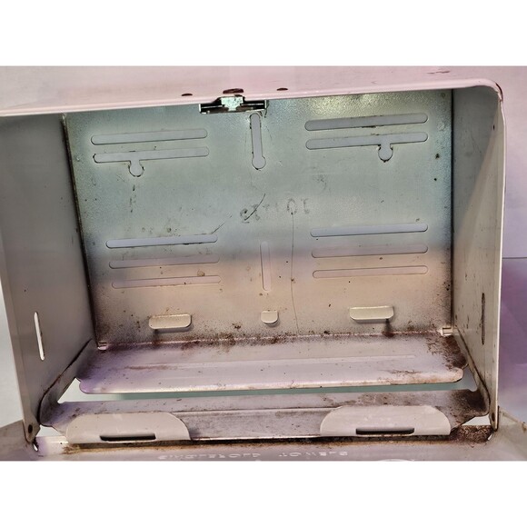 Vintage Collectible Fort Howard White Metal Singlefold Paper Towel Dispenser - Picture 7 of 7